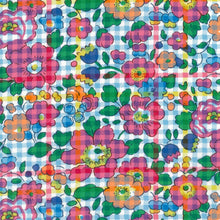 Load image into Gallery viewer, Flat lay of Liberty 100% Cotton Tana Lawn, Betsy Check B, for sale at Minerva's Bower