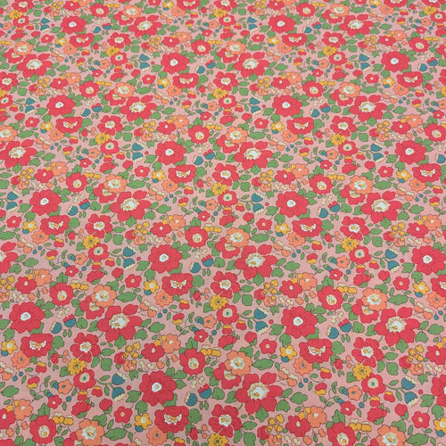 Flat lay of Liberty 100% Cotton Tana Lawn, Betsy Meadow B, for sale at Minerva's Bower