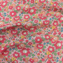 Load image into Gallery viewer, Flat drape of Liberty 100% Cotton Tana Lawn, Betsy Meadow B, for sale at Minerva&#39;s Bower