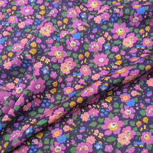 Load image into Gallery viewer, Flat drape of Liberty 100% Cotton Tana Lawn, Betsy Meadow D - for sale at Minerva's Bower