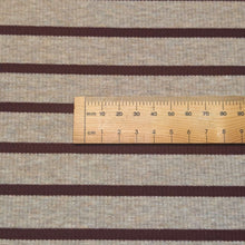 Load image into Gallery viewer, Close up flat lay of Billie 95% cotton 5% elastane Jersey, Red, ruler included for scale - for sale at Minerva's Bower