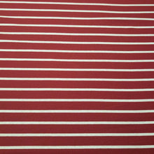 Load image into Gallery viewer, Flat lay of Billie 95% cotton 5% elastane Jersey, Red - for sale at Minerva's Bower