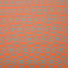 Load image into Gallery viewer, Flat lay of Ruby Star, Lofi 85% Cotton 15% Linen Bitmapped Neon Orange - for sale at Minerva's Bower