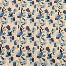 Load image into Gallery viewer, Flat lay of 100% Linen, Blue Bloom, for sale at MInerva&#39;s Bower