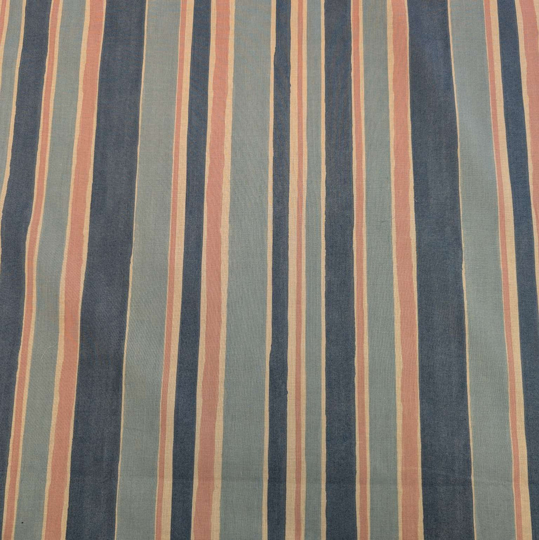 Japanese Cotton Batiste, Blue Stripe for sale at Minerva's Bower