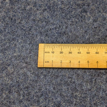 Load image into Gallery viewer, Close up of Boiled 100% Wool, Denim Marle, for sale at Minerva's Bower, ruler included