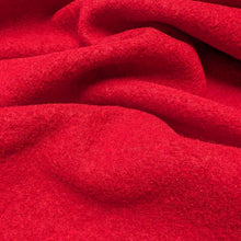 Load image into Gallery viewer, Flat drape Boiled 100% Wool,Red- for sale at Minerva's Bower