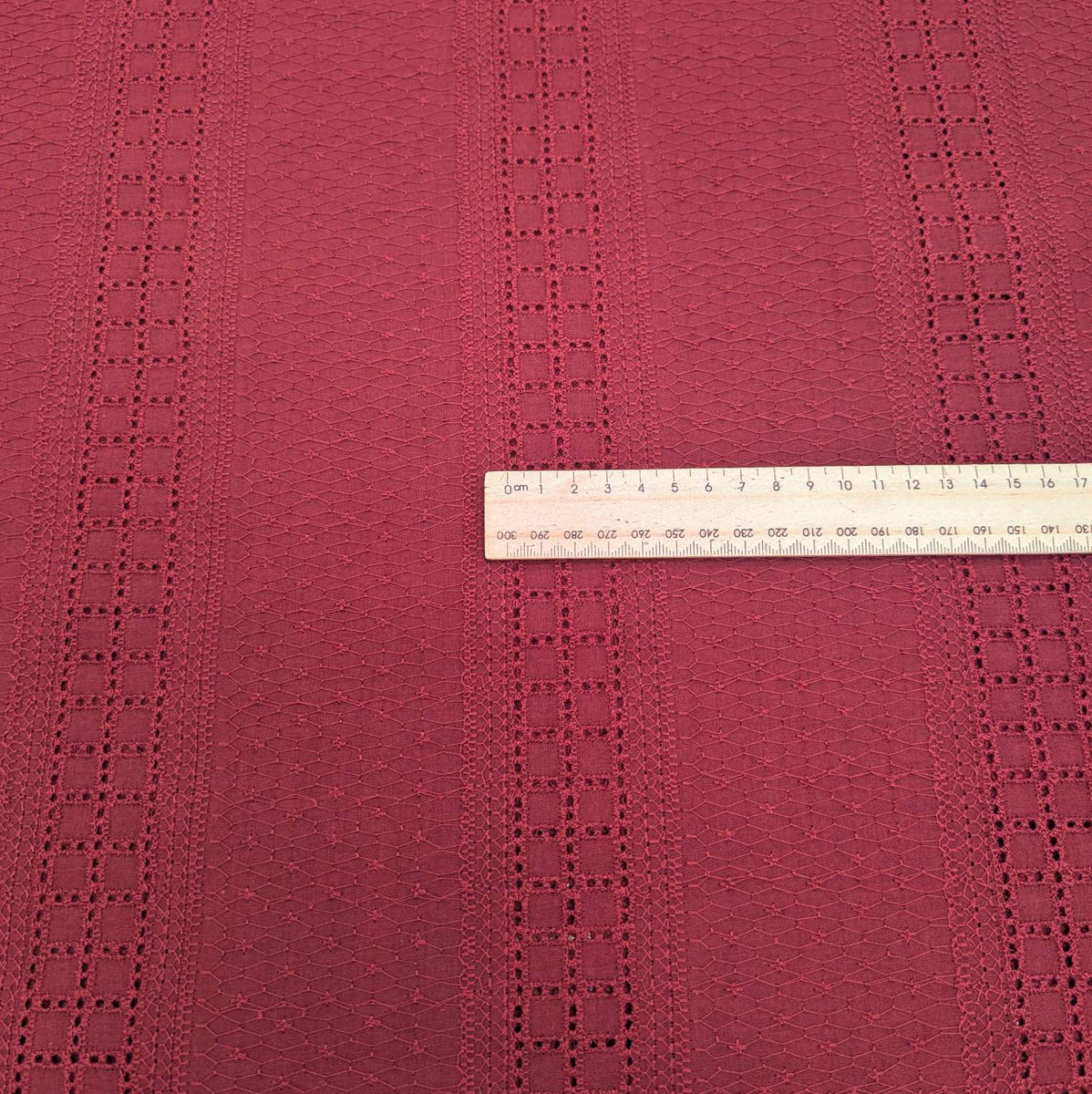 Minerva Rigit Brigid Embroidered, Burgundy |Minervas Bower – Minerva's Bower