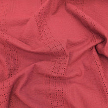 Load image into Gallery viewer, Drape of Brigid Embroidered 100% Cotton, Burgundy for sale at Minerva&#39;s Bower