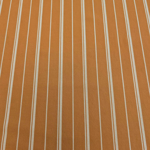 Tencel cotton linen rayon cloth  in Bronze with vertical stripe, for sale at Minerva's Bower