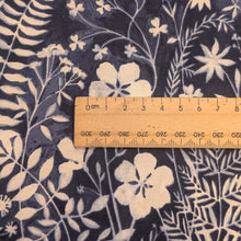 Load image into Gallery viewer, Close up flat lay of 100% Cotton by Moda, Brookside Sun River, ruler included for scale, for sale at Minerva&#39;s Bower