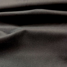 Load image into Gallery viewer, Flat drape of Burrows 100% Cotton Drill, Black - for sale at Minerva's Bower
