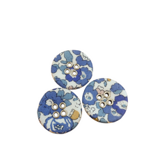 Load image into Gallery viewer, Liberty Tana Lawn Buttons, Betsy Ann G, 22mm 10 pack, for sale at Minerva&#39;s Bower