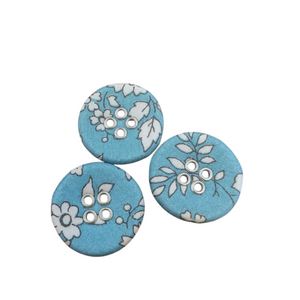 Liberty Tana Lawn Buttons, Capel N, 22mm 10 pack, for sale at Minerva's Bower