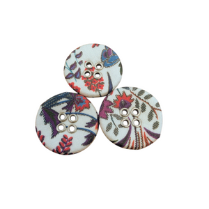Liberty Tana Lawn Buttons, Shepherdly Song A, 22mm 10 pack, for sale at Minerva's Bower