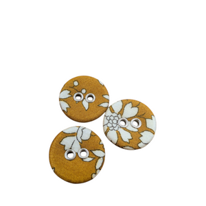 Liberty Tana Lawn Buttons, Capel G, 16mm 10 pack, for sale at Minerva's Bower