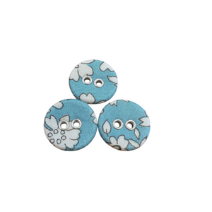 Liberty Tana Lawn Buttons, Capel N, 16mm 10 pack, for sale at Minerva's Bower