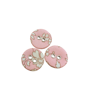 Liberty Tana Lawn Buttons, Capel S, 16mm 10 pack, for sale at Minerva's Bower