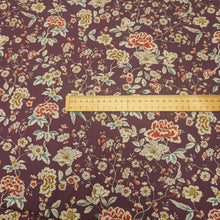 Load image into Gallery viewer, Flat lay of Liberty 100% Cotton Tana Lawn, Ceremony A, ruler included for scale - for sale at Minerva's Bower