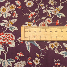Load image into Gallery viewer, Close up flat lay of Liberty 100% Cotton Tana Lawn, Ceremony A, ruler included for scale - for sale at Minerva's Bower