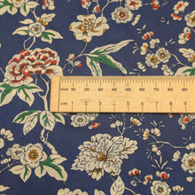 Load image into Gallery viewer, Close up flat lay of Liberty 100% Cotton Tana Lawn, Ceremony C -  ruler included for scale - for sale at Minerva's Bower