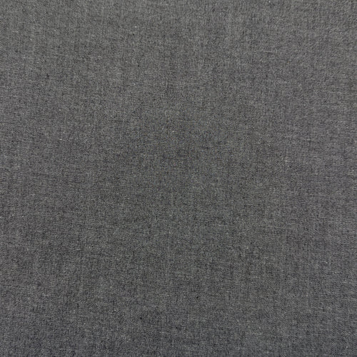 Black lightweight 100% Cotton rope dyed Chambray made in Japan for sale at Minerva's Bower 