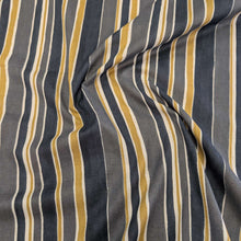 Load image into Gallery viewer, Drape of Japanese Cotton Batiste, Charcoal Stripe for sale at Minerva&#39;s Bower