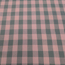 Load image into Gallery viewer, Chica check 100% washed Cotton in Beryl for sale at Minerva&#39;s Bower