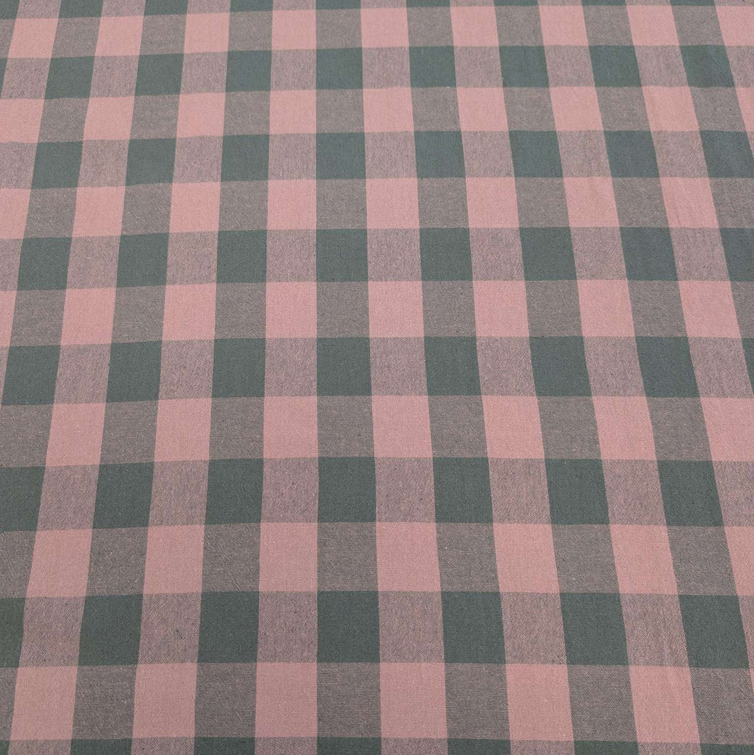Chica check 100% washed Cotton in Beryl for sale at Minerva's Bower