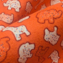 Load image into Gallery viewer, Close up of Art Gallery Brushed 100% Cotton Flannelette, Circus Animals Retro - for sale at Minerva's Bower