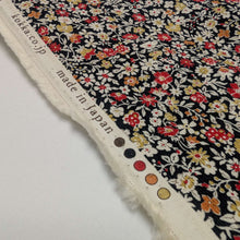 Load image into Gallery viewer, Selvedge detail of Claudia 100% Cotton Pinwale Cord in Black by Kokka - for sale at Minerva's Bower
