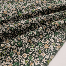 Load image into Gallery viewer, flat drape  of Claudia 100% Cotton Pinwale Cord in Green by Kokka - for sale at Minerva's Bower 