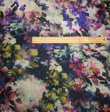 Load image into Gallery viewer, Flat lay of 100% Silk Satin Clematis, ruler included for scale - for sale at Minerva's 
