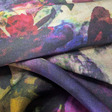 Load image into Gallery viewer, Close up flat drape of 100% Silk Satin Clematis for sale at Minerva's Bower