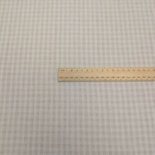 Load image into Gallery viewer, Flat Lay of 100% Cotton Cloud Grid, White, ruler included for scale - for sale at Minerva's Bower Minerva's Bower
