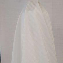 Load image into Gallery viewer, Standing drape of 100% Cotton Cloud Grid, White - for sale at Minerva's Bower Minerva's Bower