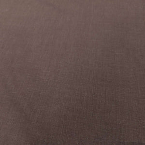 Flat lay of Cocoa antique wash 100% linen for sale at Minerva's Bower