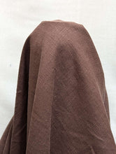 Load image into Gallery viewer, Drape of Cocoa antique wash 100% linen for sale at Minerva&#39;s Bower