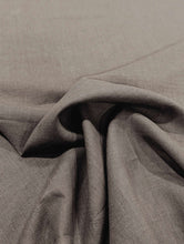 Load image into Gallery viewer, Flat drape of Cocoa antique wash 100% linen for sale at Minerva&#39;s Bower