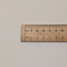 Load image into Gallery viewer, Close up flat lay of Japanese  100% Cotton Crepe, White, ruler included for scale - for sale at Minerva's Bower