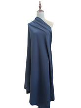 Load image into Gallery viewer, Standing drape of 100% Cotton Double Gauze, Navy - for sale at Minerva's Bower