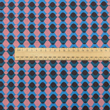 Load image into Gallery viewer, Ruby Star Society Fabric with a geometric pattern and a ruler for scale. Available at Minerva&#39;s Bower