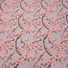 Load image into Gallery viewer, Flat lay of 100% Cotton Poplin, Cherry Blossom - for sale at Minerva's Bower