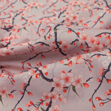 Load image into Gallery viewer, Flat drape of 100% Cotton Poplin, Cherry Blossom - for sale at Minerva's Bower