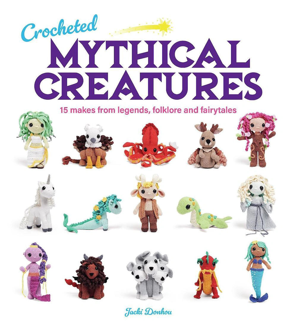 Crocheted Mythical Creatures, 15 mythical creatures to crochet, available at Minerva's Bower