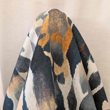 Load image into Gallery viewer, Standing drape of 100% Linen, Dappled Motion, for sale at MInerva&#39;s Bower