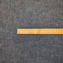 Load image into Gallery viewer, Flat lay of Dara 100% Cotton Denim, ruler included for scale - for sale at Minerva's Bower