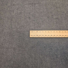 Load image into Gallery viewer, Flat lay of Darrell 98% Cotton 2% PU Japanese Denim, with ruler - for sale at Minerva's Bower