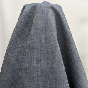 Draped Japanese 100% cotton denim fabric, for sale at Minerva's Bower