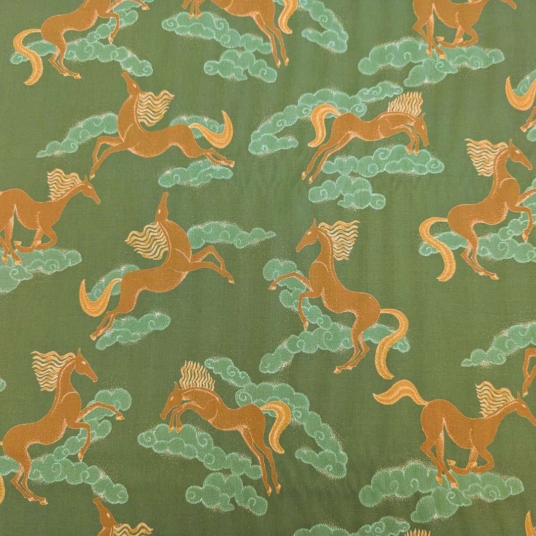 Flat lay of Liberty Tana Cotton Lawn, Deco Dressage A, for sale at Minerva's Bower